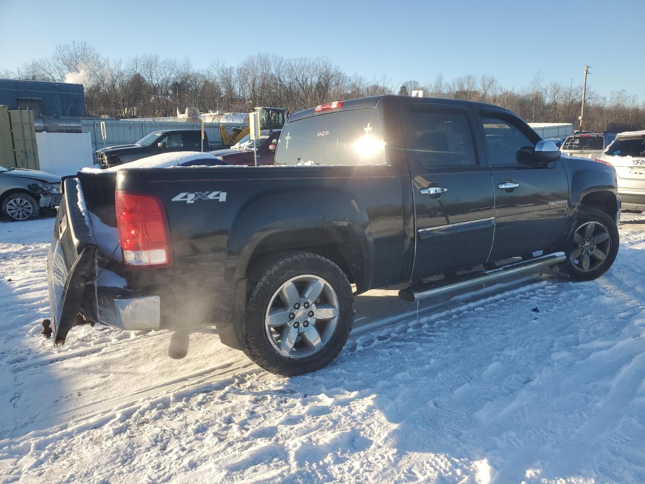 2012 GMC Sierra VIN 3GTP2VE70CG207905 Copart auction photo, rear end / frame damage damage thumbnail 3