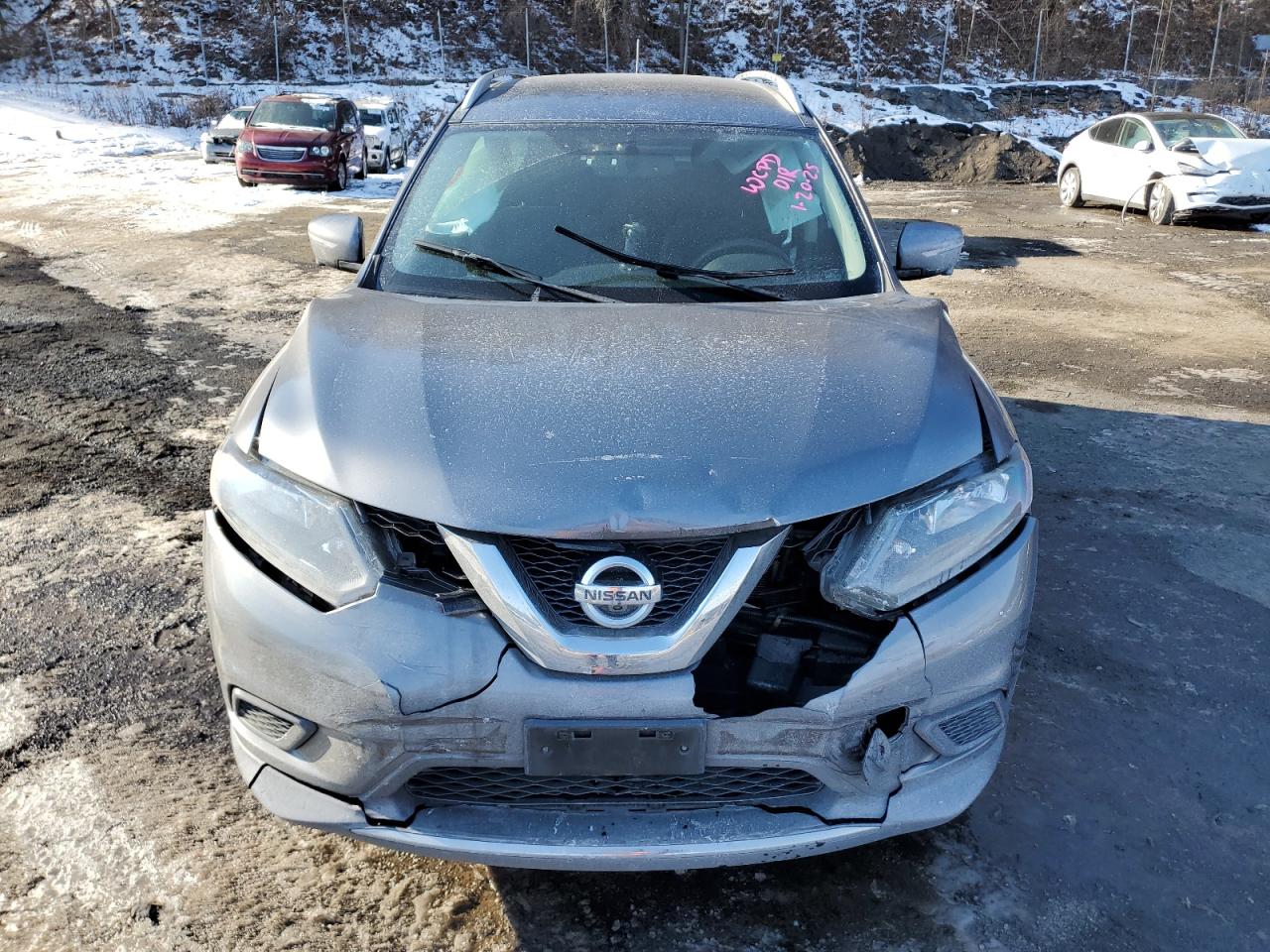 2015 Nissan Rogue VIN KNMAT2MV2FP502800 Copart auction photo, front end / minor dent/scratches damage thumbnail 5
