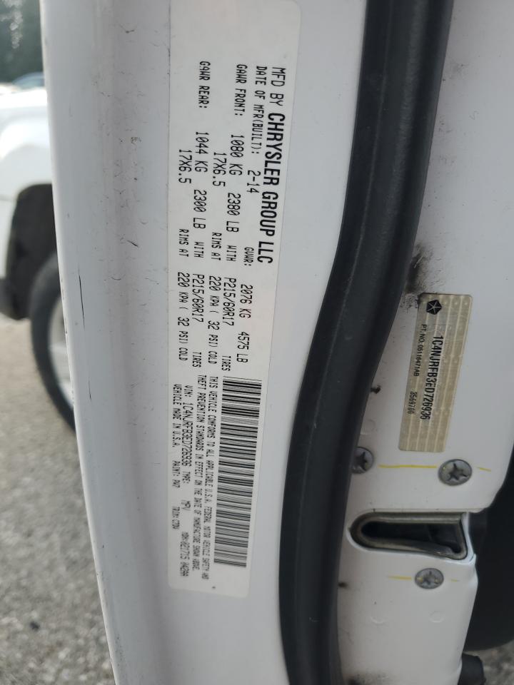 2014 Jeep Liberty (Patriot) VIN 1C4NJRFB3ED726936 Copart auction photo, rear end damage thumbnail 15