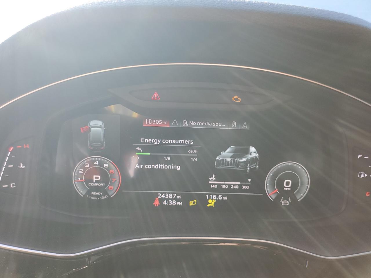2023 Audi Q7 VIN WA1LXBF72PD002175 Copart auction photo, front end damage thumbnail 9