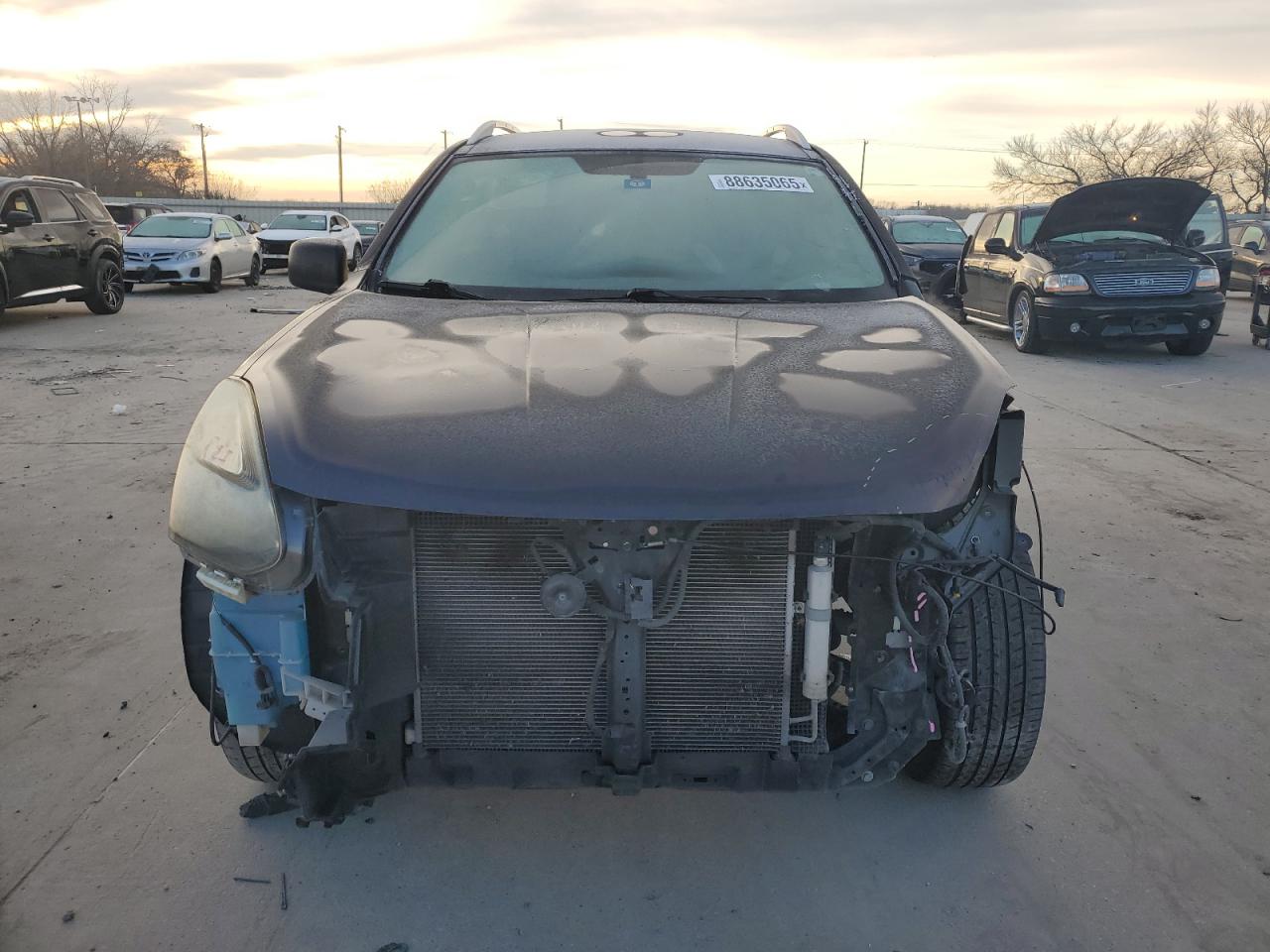 2015 Nissan Rogue VIN JN8AS5MT5FW654065 Copart auction photo, front end damage thumbnail 5
