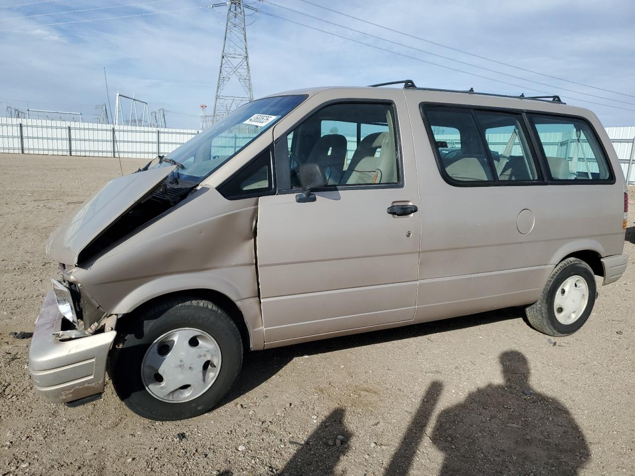 1996 Ford Aerostar VIN 1FMCA11U2TZB91868 - Copart auction photo