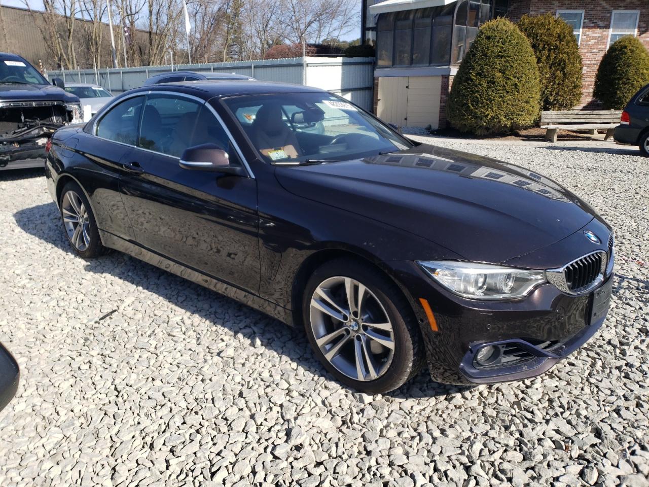 2017 BMW 4er VIN WBA4U1C30H5A16568 Copart auction photo, minor dent/scratches damage thumbnail 4