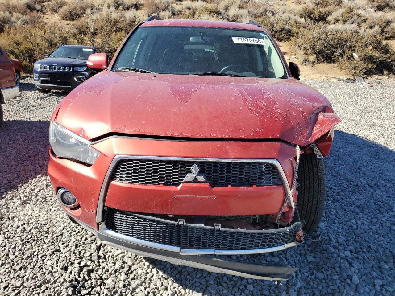 2013 Mitsubishi Outlander VIN JA4JT3AW9DU019686 Copart auction photo, front end damage thumbnail 5