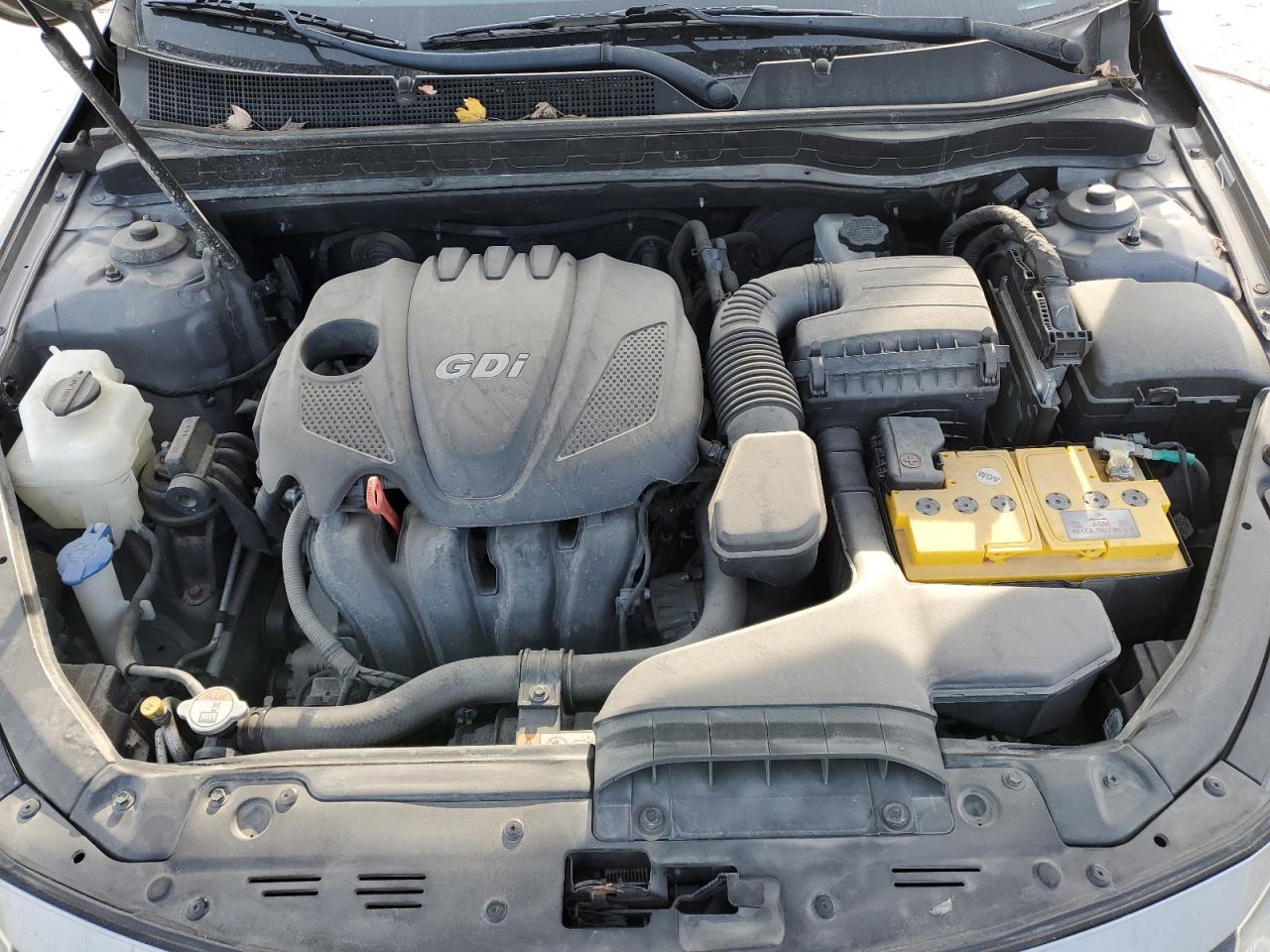 2014 KIA Optima VIN 5XXGN4A76EG343677 Copart auction photo, rear end damage thumbnail 11