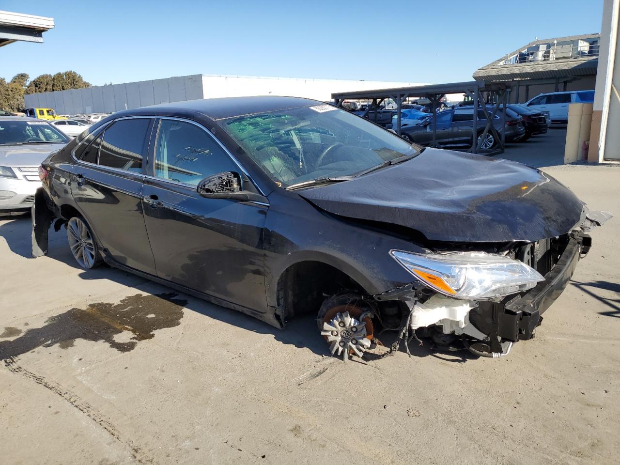 2016 Toyota Camry VIN 4T1BF1FK7GU500158 Copart auction photo, all over / undercarriage damage thumbnail 4