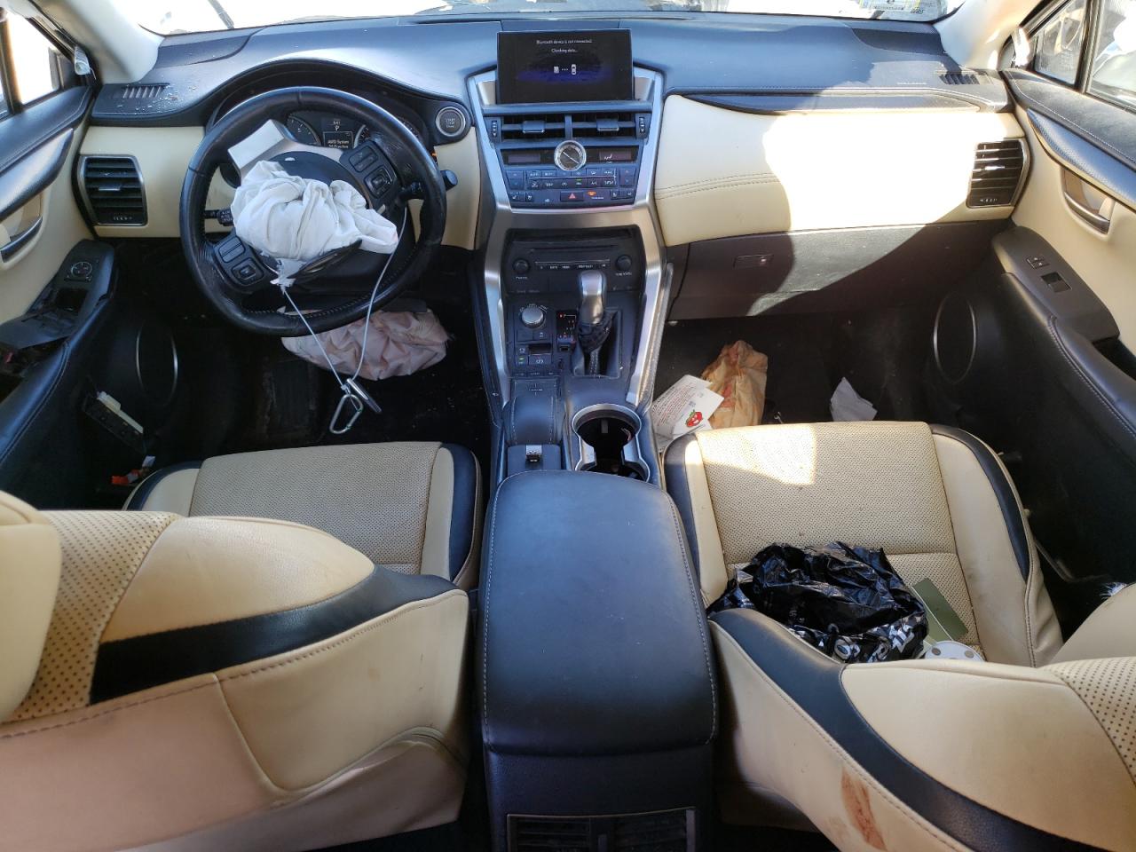 2015 Lexus NX VIN JTJBARBZ6F2028594 Copart auction photo, front end / undercarriage damage thumbnail 8