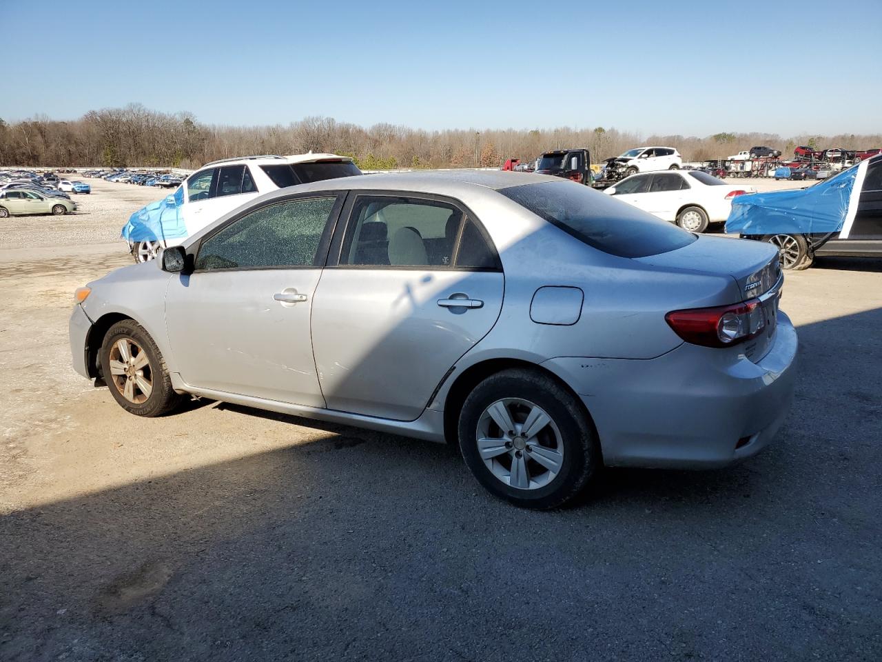 2011 Toyota Corolla VIN JTDBU4EE0BJ096685 Copart auction photo, vandalism / front end damage thumbnail 2