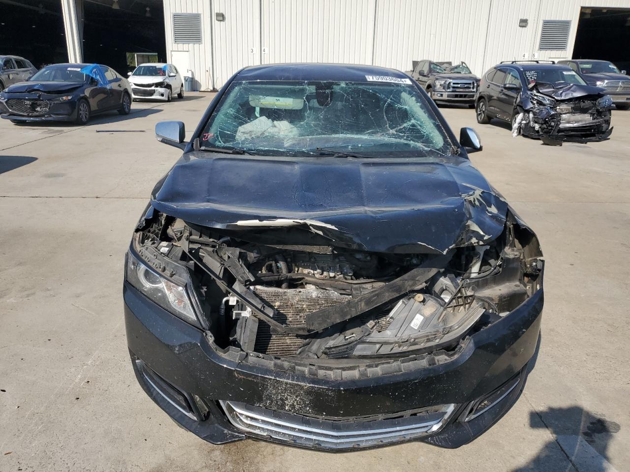 2018 Chevrolet Impala VIN 2G1125S36J9138886 Copart auction photo, front end damage thumbnail 5