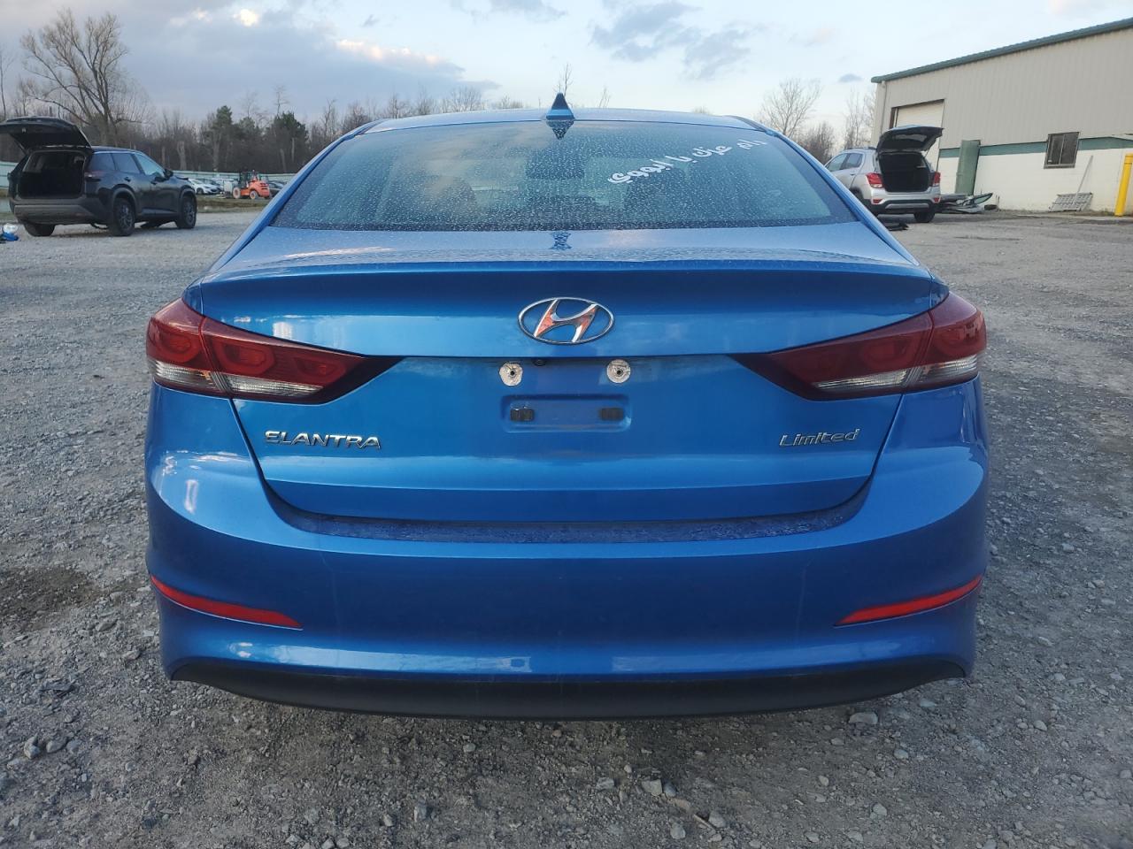 2017 Hyundai Elantra VIN KMHD84LF7HU196343 Copart auction photo, front end damage thumbnail 6