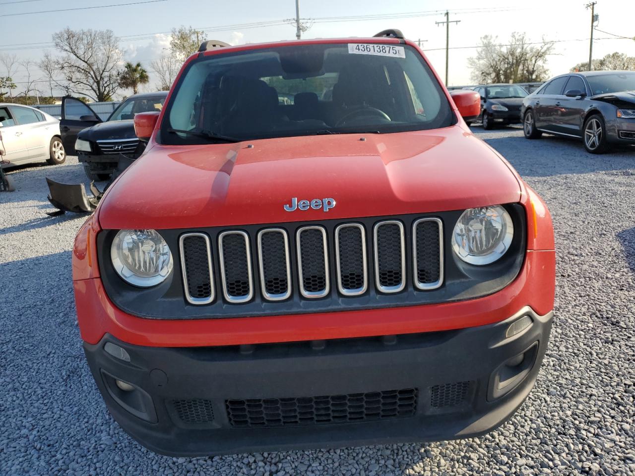 2017 Jeep Renegade VIN ZACCJABB2HPE62063 Copart auction photo, rear end damage thumbnail 5