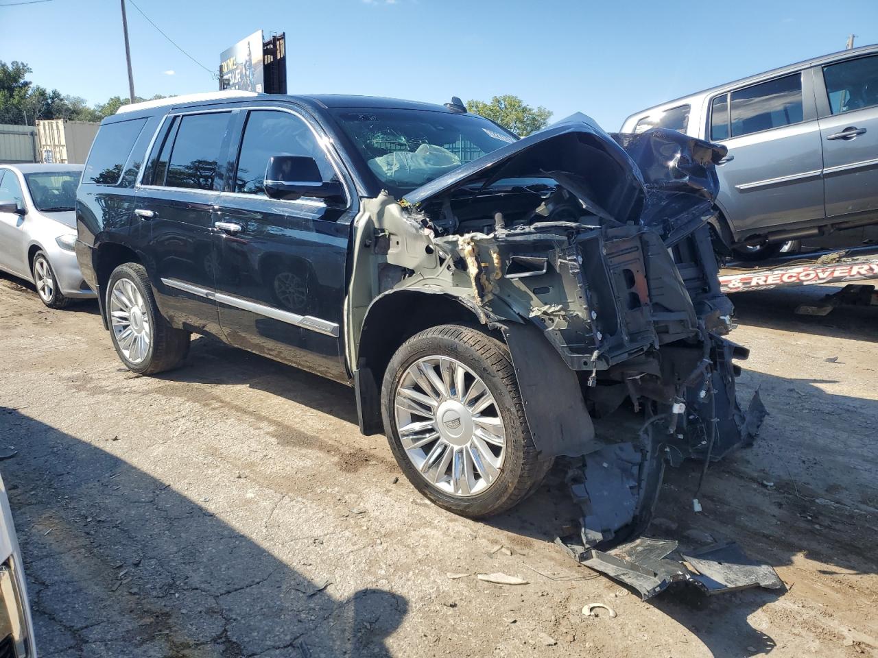 2016 Cadillac Escalade VIN 1GYS4CKJ6GR375511 Copart auction photo, front end damage thumbnail 4