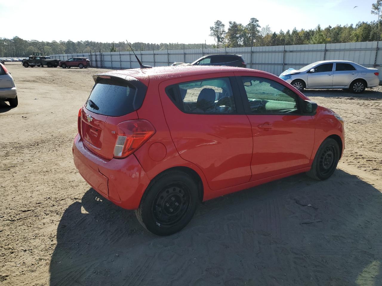 2016 Chevrolet Spark VIN KL8CB6SA8GC588747 Copart auction photo, side / rear end damage thumbnail 3