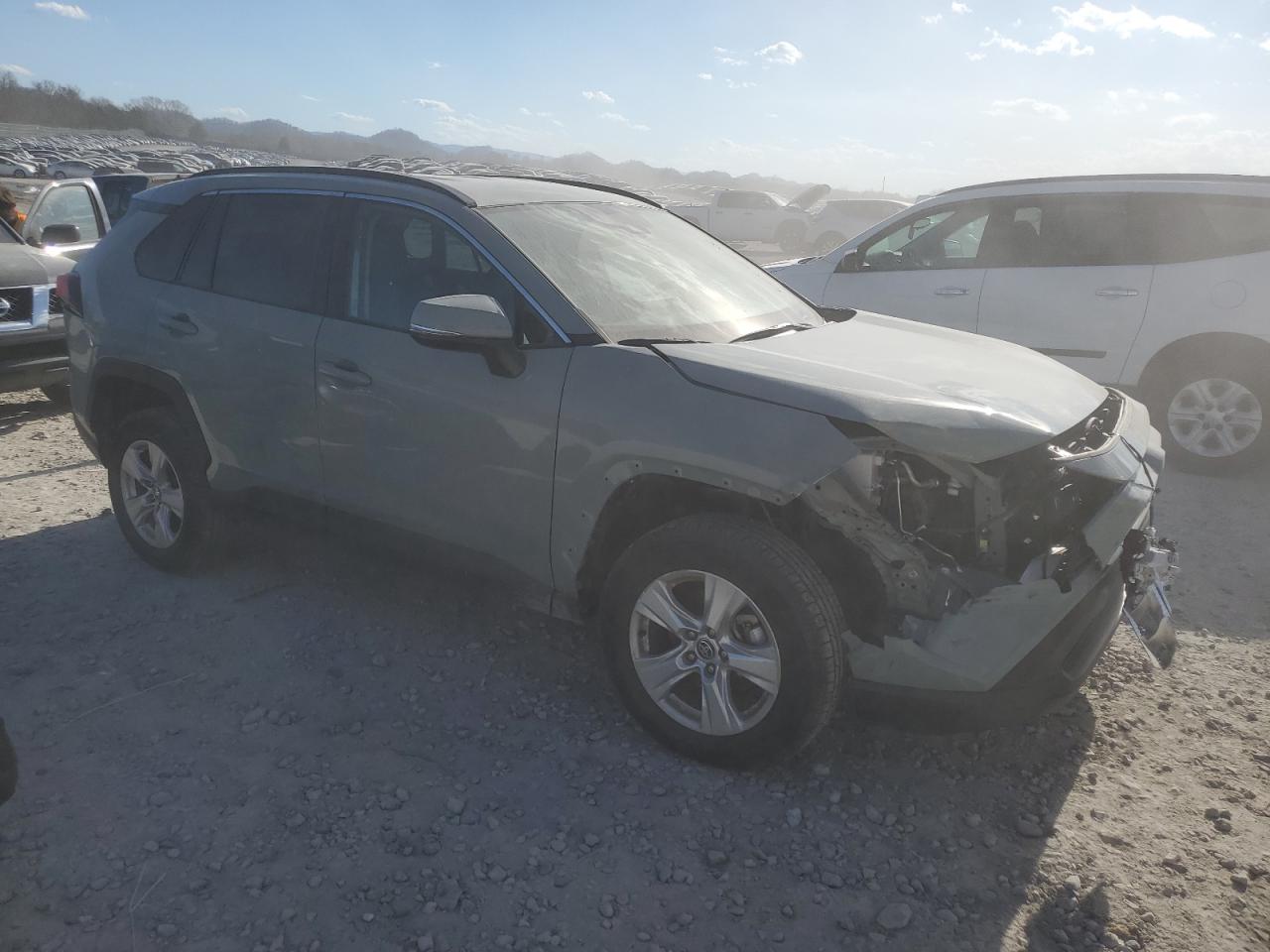 2021 Toyota RAV 4 VIN 2T3W1RFV2MW146352 Copart auction photo, all over / front end damage thumbnail 4