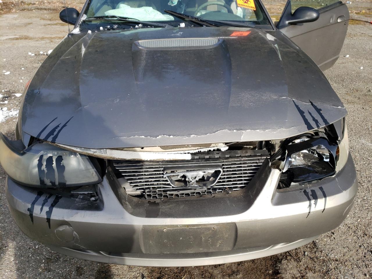2002 Ford Mustang VIN 1FAFP40482F196680 Copart auction photo, front end damage thumbnail 12