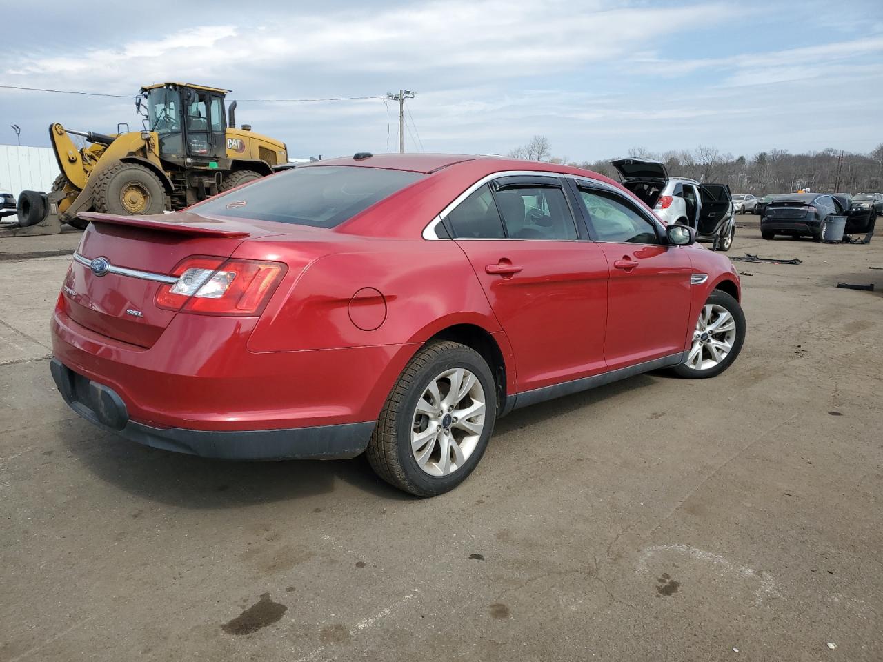 2010 Ford Taurus VIN 1FAHP2EW9AG170346 Copart auction photo, front end / side damage thumbnail 3