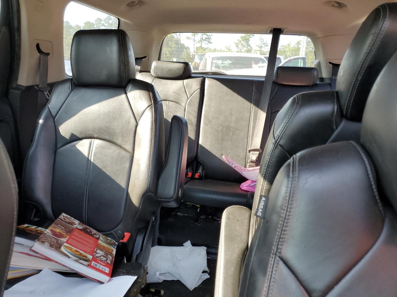 2013 GMC Acadia VIN 1GKKRSKD9DJ244857 Copart auction photo, water/flood damage thumbnail 10
