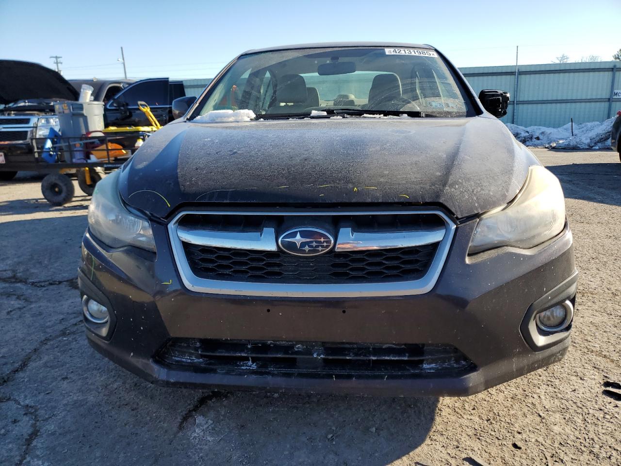 2013 Subaru Impreza VIN JF1GJAG62DH015110 Copart auction photo, rear end / front end damage thumbnail 5
