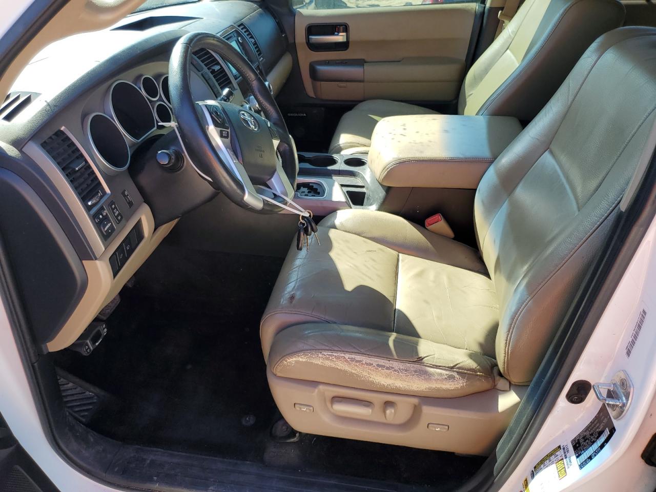 2016 Toyota Sequoia VIN 5TDKY5G12GS061421 Copart auction photo, front end / side damage thumbnail 7