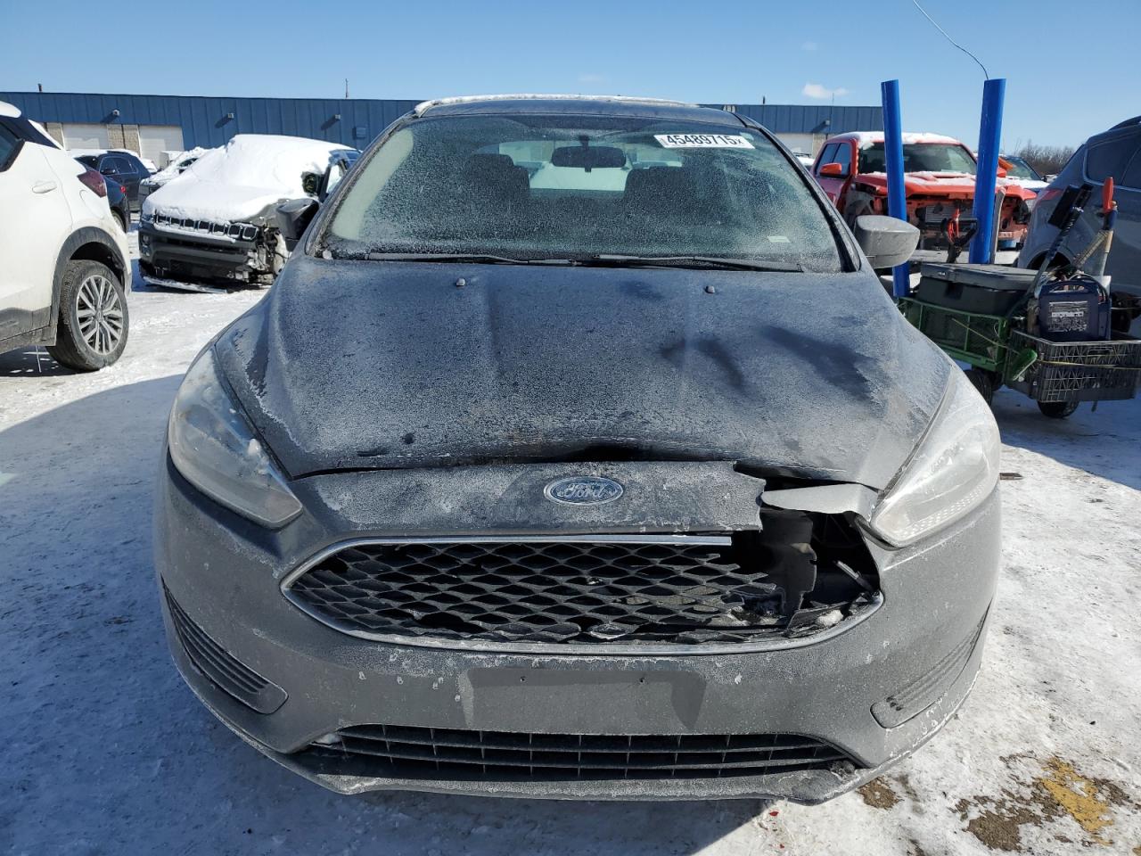 2018 Ford Focus VIN 1FADP3F26JL324244 Copart auction photo, front end damage thumbnail 5