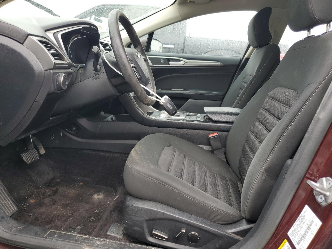 2017 Ford Fusion VIN 3FA6P0H71HR153799 Copart auction photo, all over damage thumbnail 7