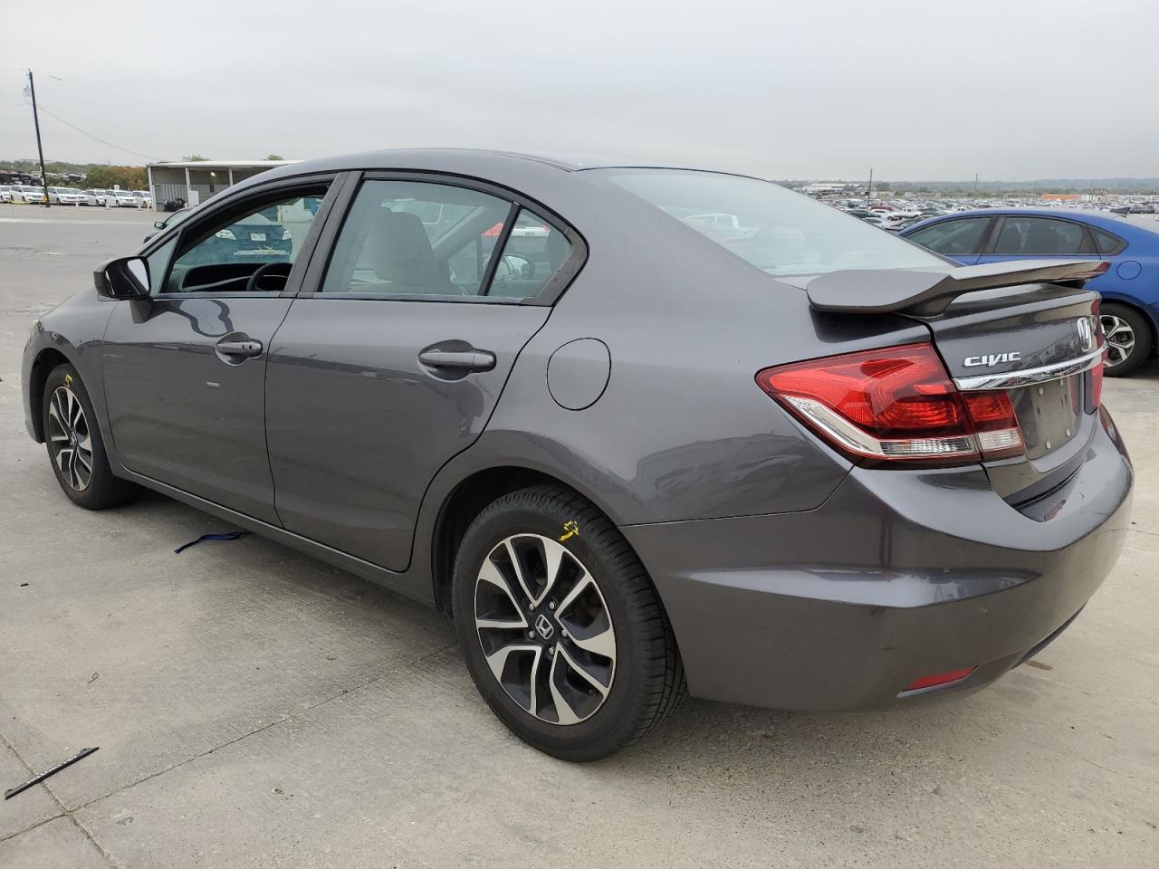 2014 Honda Civic VIN 2HGFB2F81EH558098 Copart auction photo, unknown damage thumbnail 2