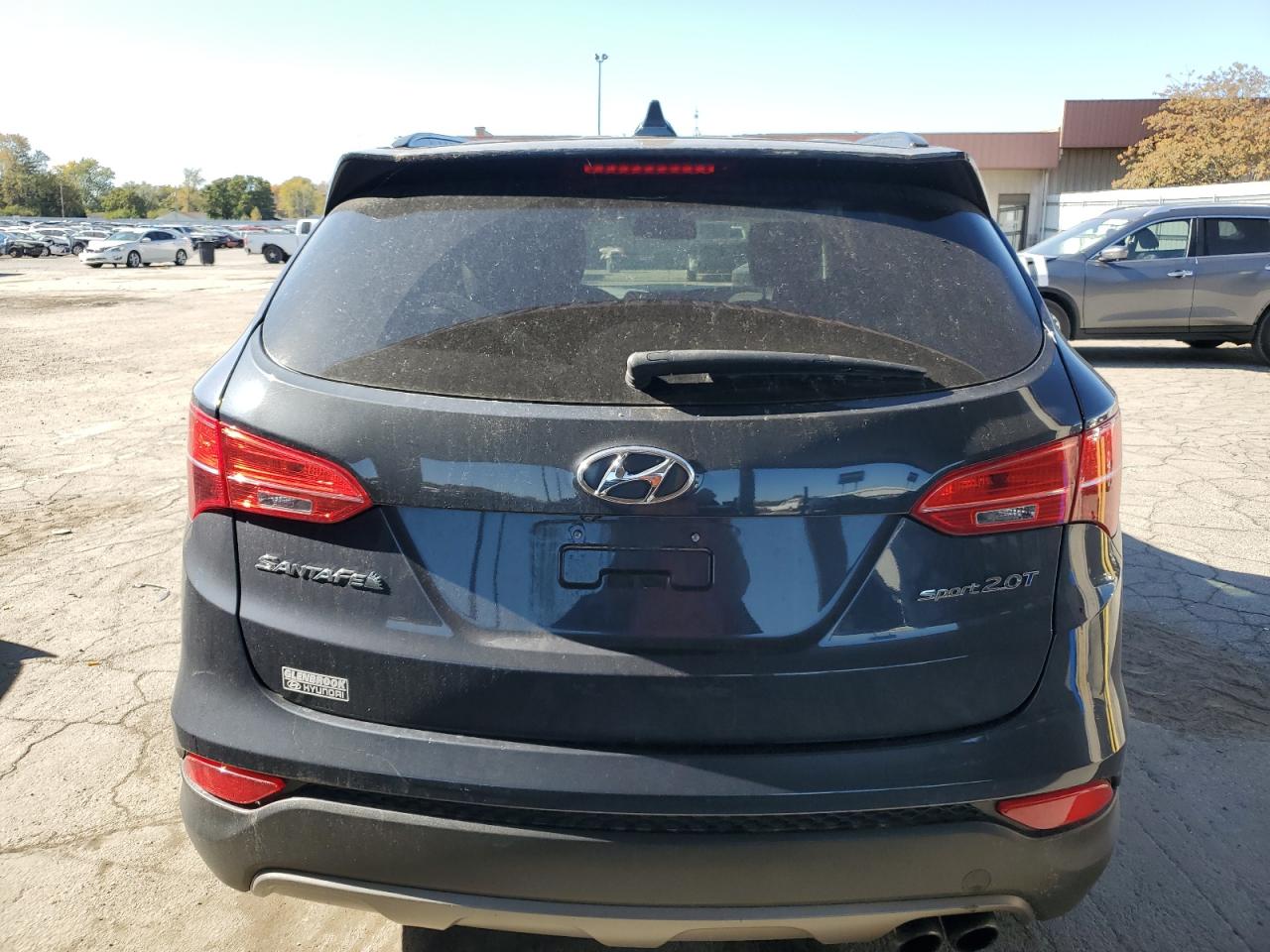 2014 Hyundai Santa Fe VIN 5XYZU3LA3EG187608 Copart auction photo, front end damage thumbnail 6