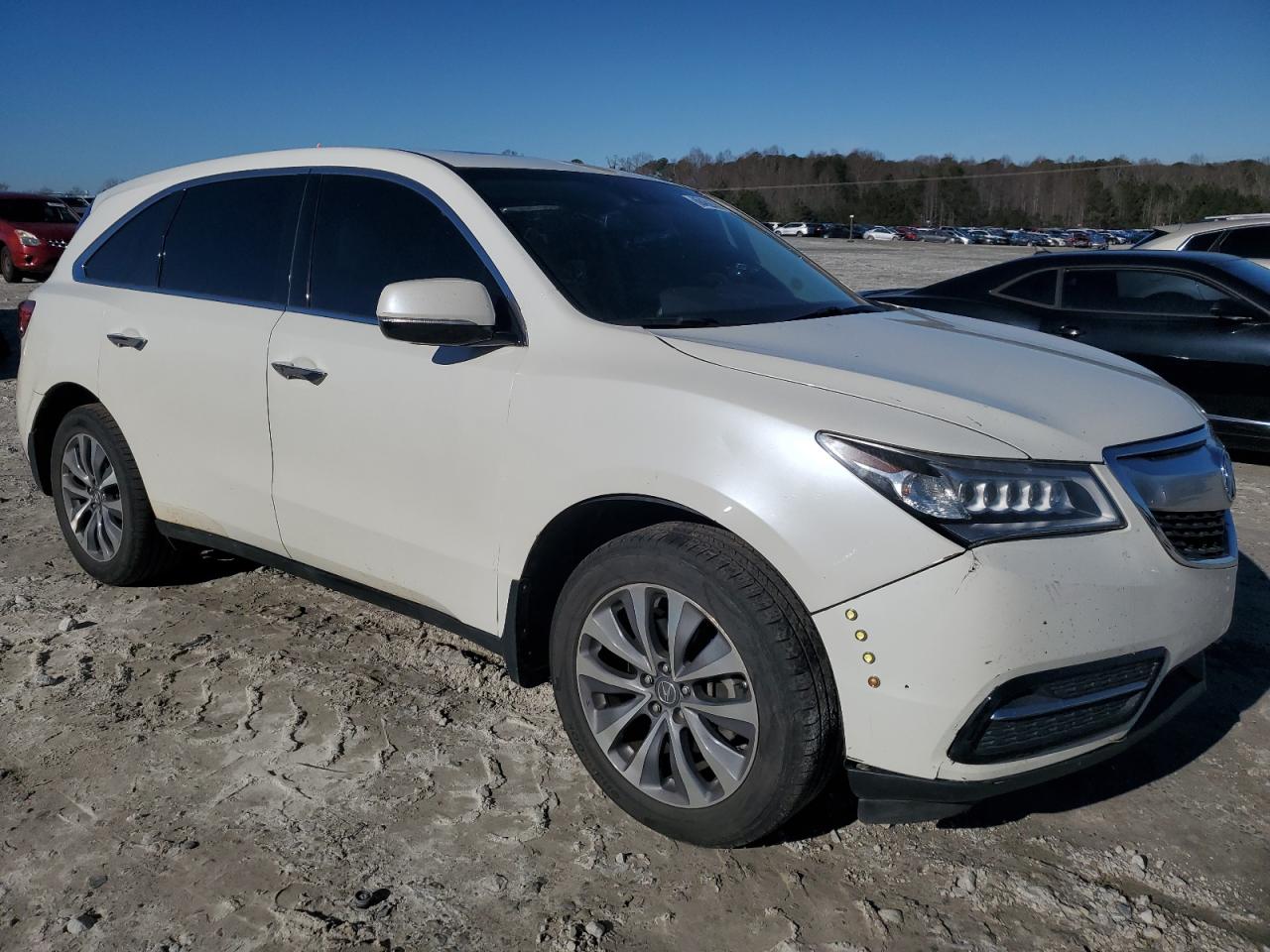 2014 Acura MDX VIN 5FRYD4H45EB046260 Copart auction photo, rear end damage thumbnail 4