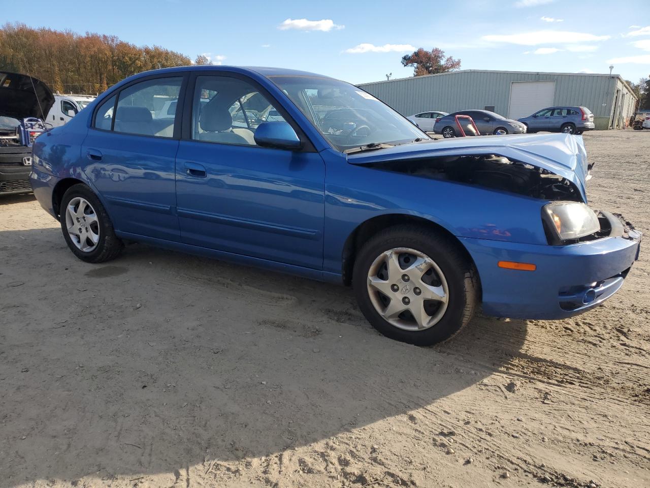 2006 Hyundai Elantra VIN KMHDN46D76U352655 Copart auction photo, front end / minor dent/scratches damage thumbnail 4