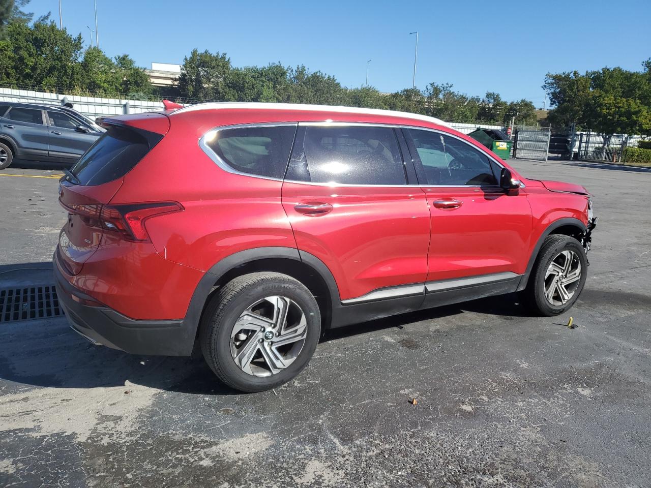 2023 Hyundai Santa Fe VIN 5NMS2DAJ3PH580226 Copart auction photo, front end damage thumbnail 3