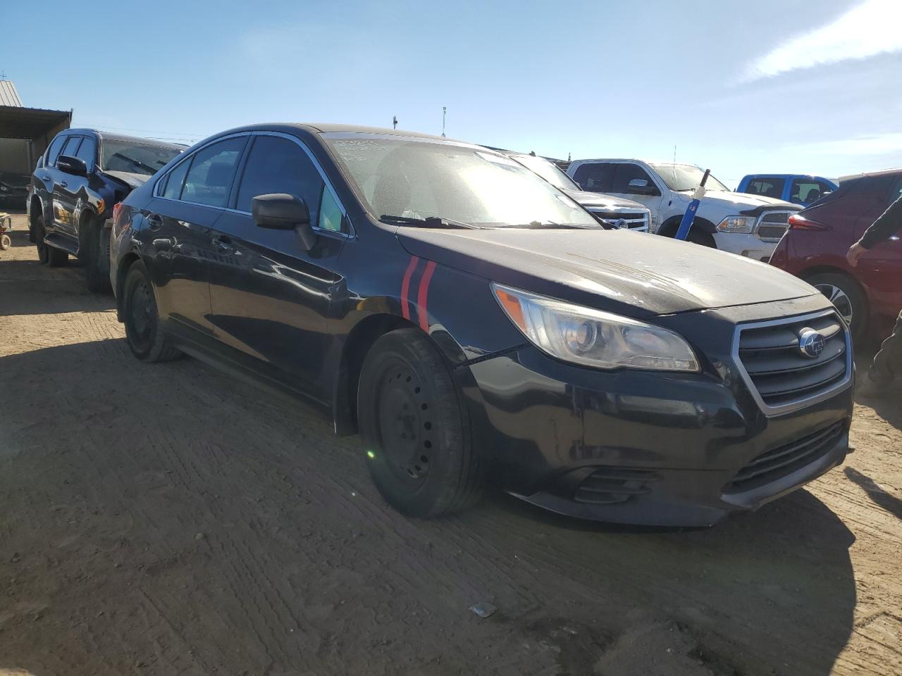 2015 Subaru Legacy VIN 4S3BNAA62F3004657 Copart auction photo, vandalism damage thumbnail 4