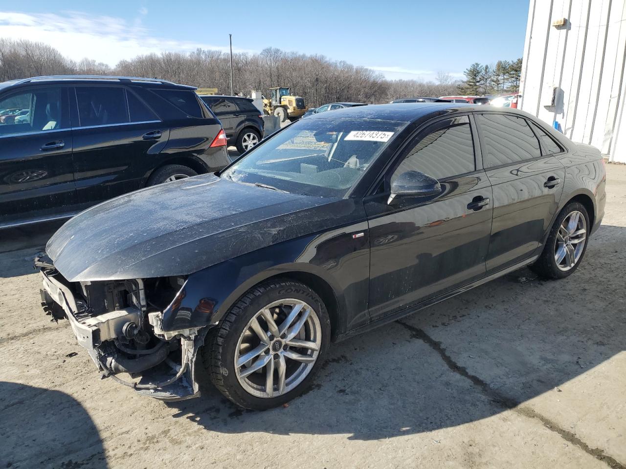 2017 Audi A4 VIN WAUDNAF43HN050647