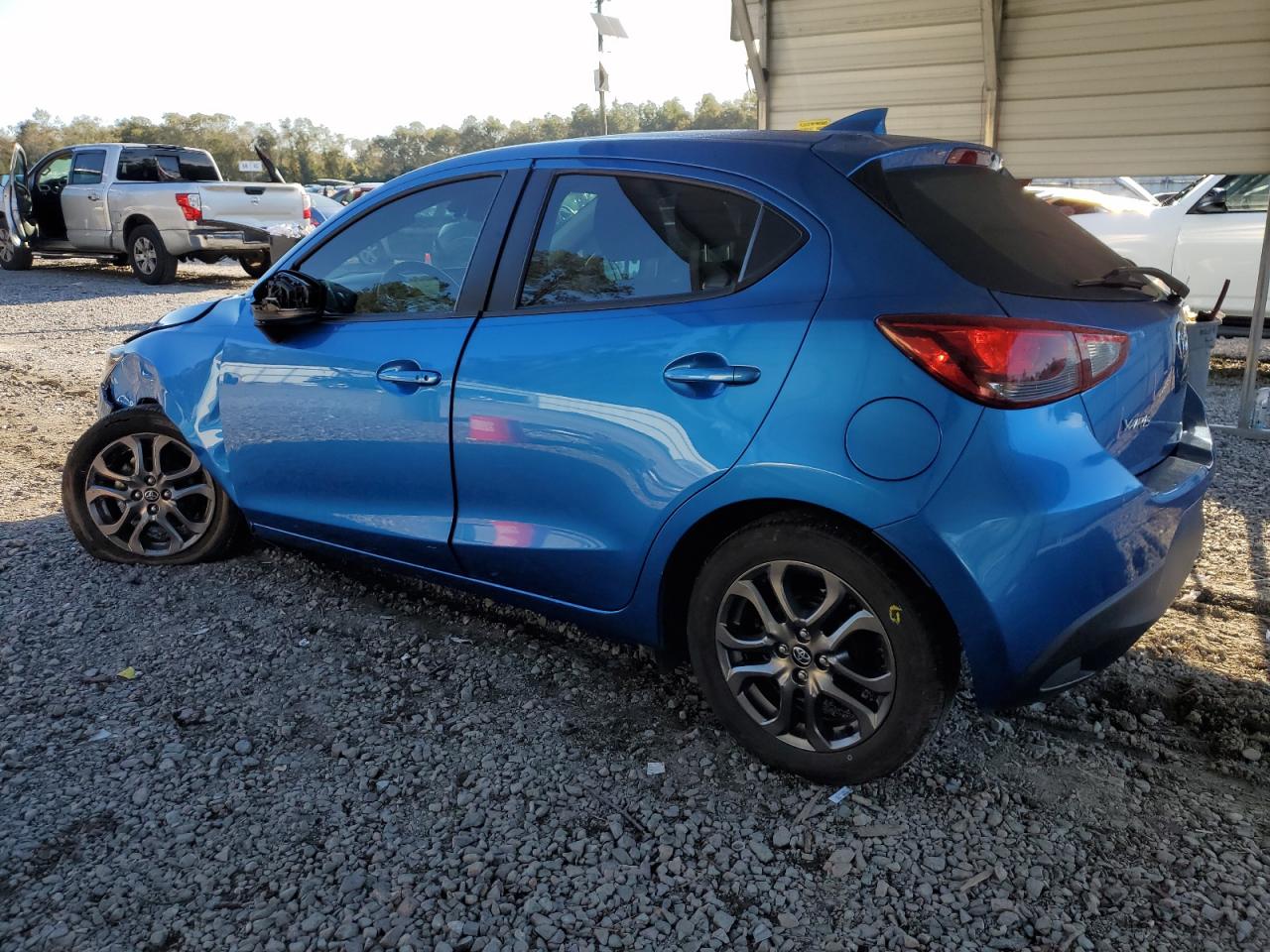 2020 Toyota Yaris VIN 3MYDLBJV2LY707059 Copart auction photo, front end / undercarriage damage thumbnail 2