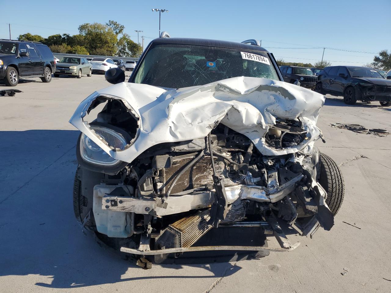 2019 MINI Cooper VIN WMZYT3C56K3E95246 Copart auction photo, front end damage thumbnail 5
