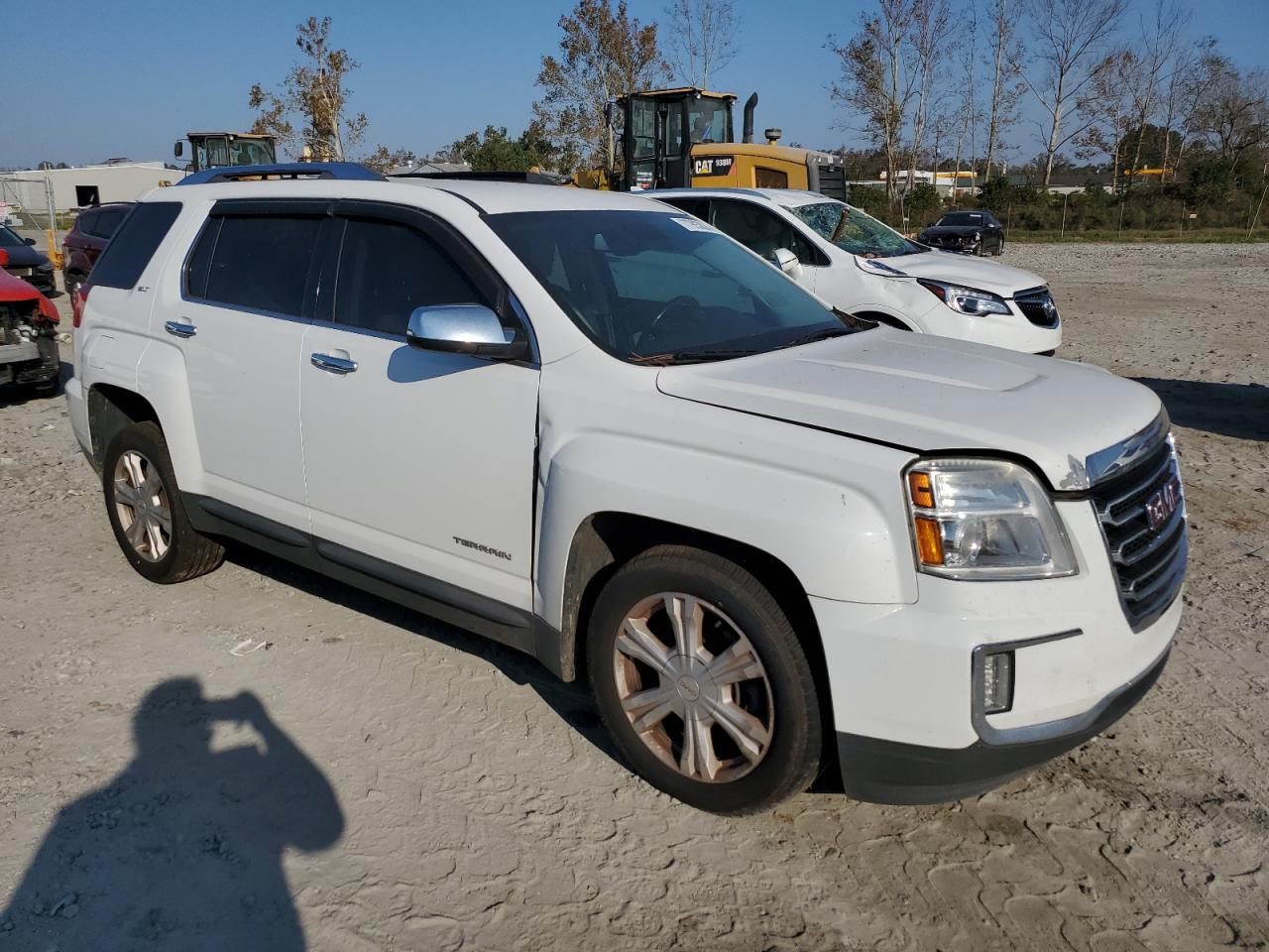 2016 GMC Terrain VIN 2GKFLPE31G6139332 Copart auction photo, side damage thumbnail 4