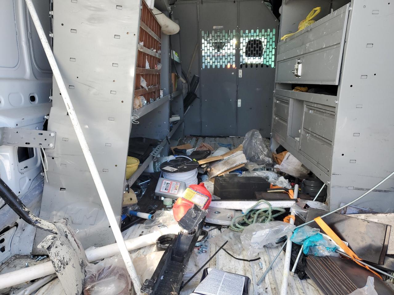 2022 Ford Transit VIN 1FTBR2C88NKA21735 Copart auction photo, front end / all over damage thumbnail 10