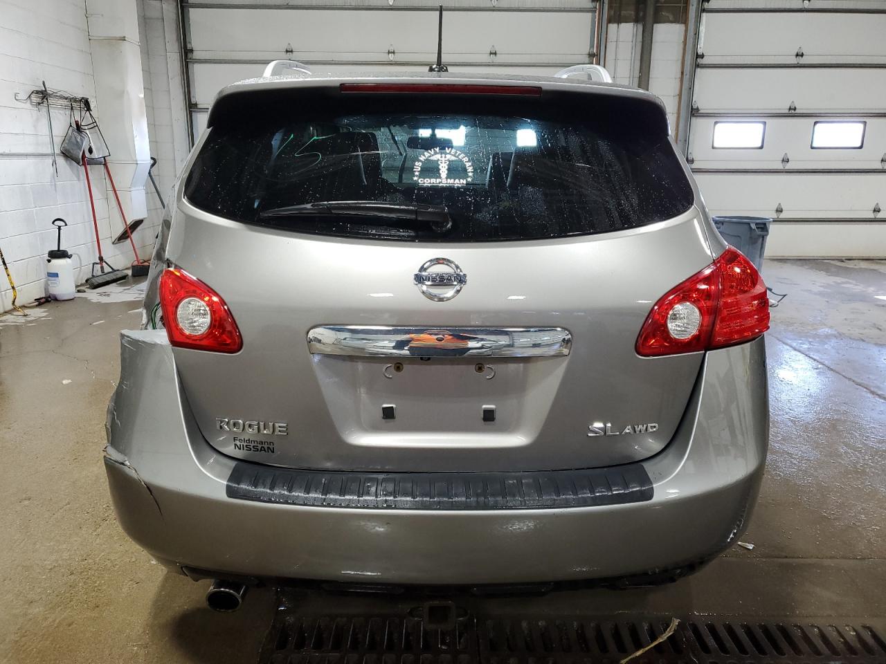 2011 Nissan Rogue VIN JN8AS5MVXBW296814 Copart auction photo, rear end damage thumbnail 6