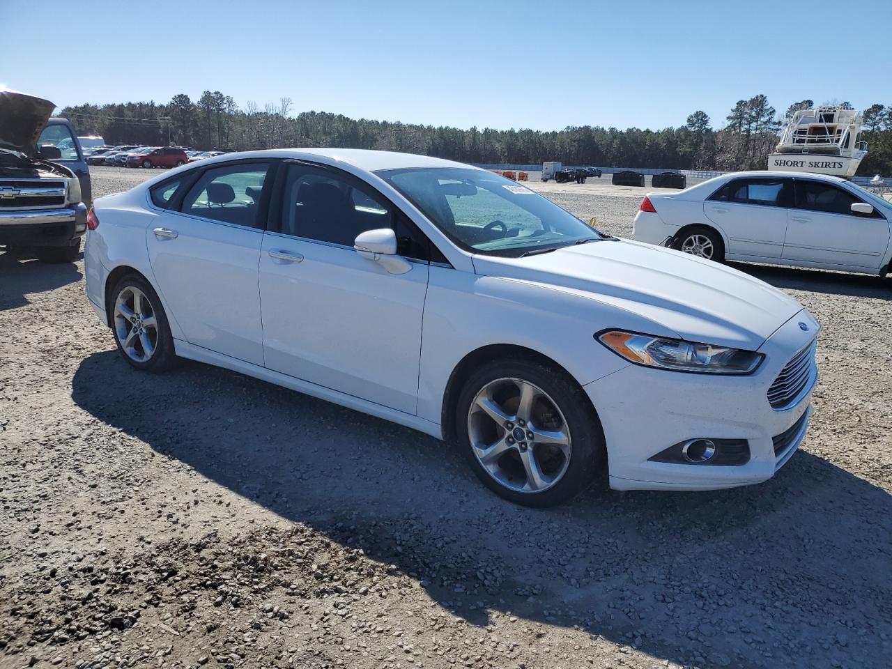 2013 Ford Fusion VIN 3FA6P0HR7DR240487 Copart auction photo, minor dent/scratches damage thumbnail 4