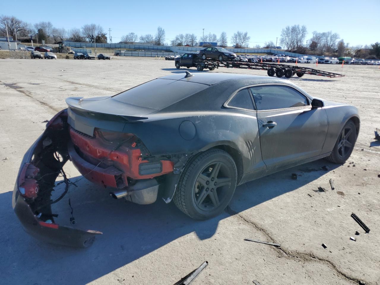 2010 Chevrolet Camaro VIN 2G1FB1EV0A9107323 Copart auction photo, rear end damage thumbnail 3