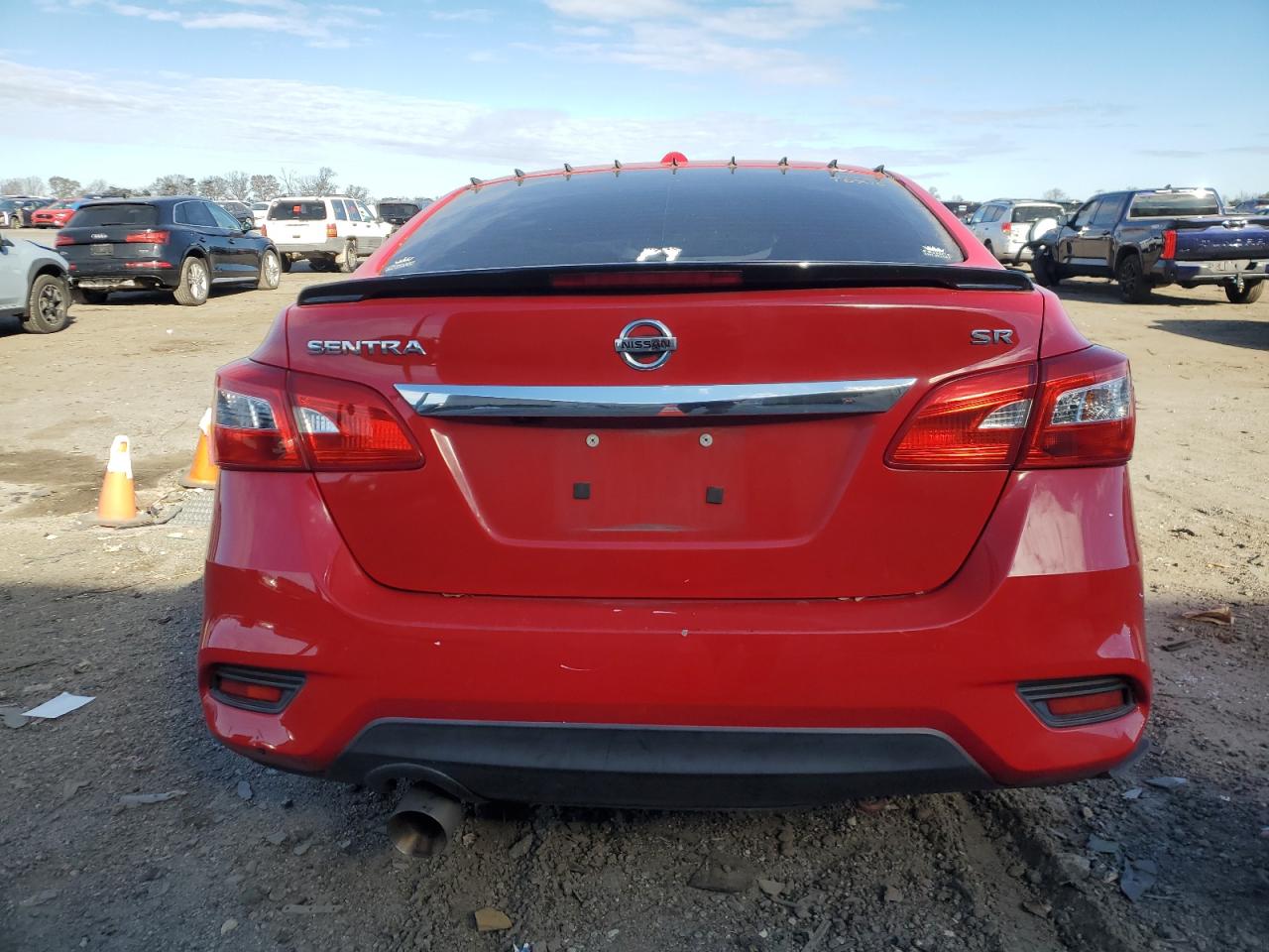2017 Nissan Sentra VIN 3N1AB7AP2HY355307 Copart auction photo, front end / burn - engine damage thumbnail 6