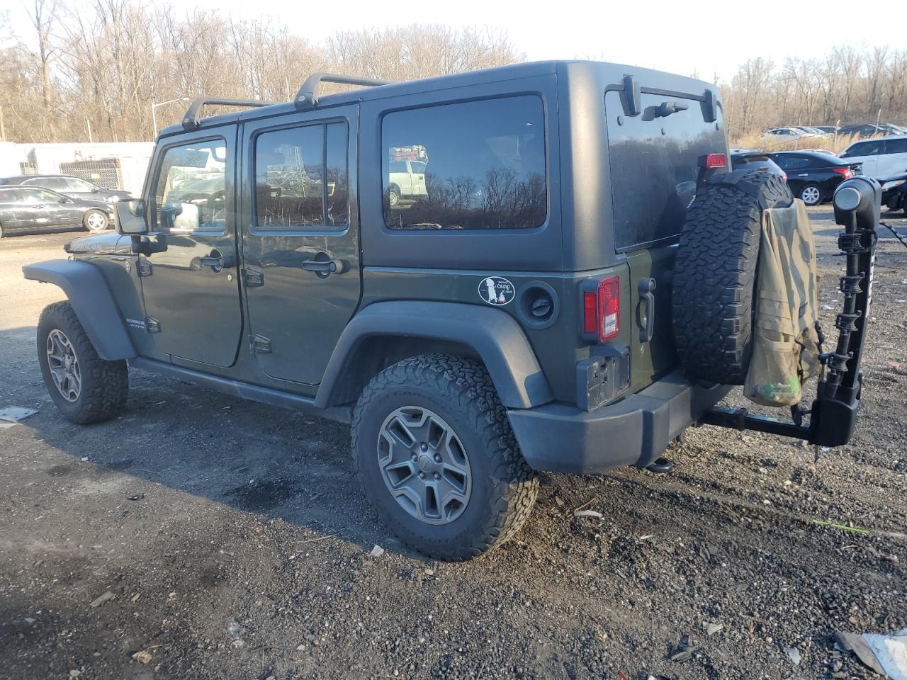 2015 Jeep Wrangler VIN 1C4BJWFG7FL690964 Copart auction photo, front end damage thumbnail 2