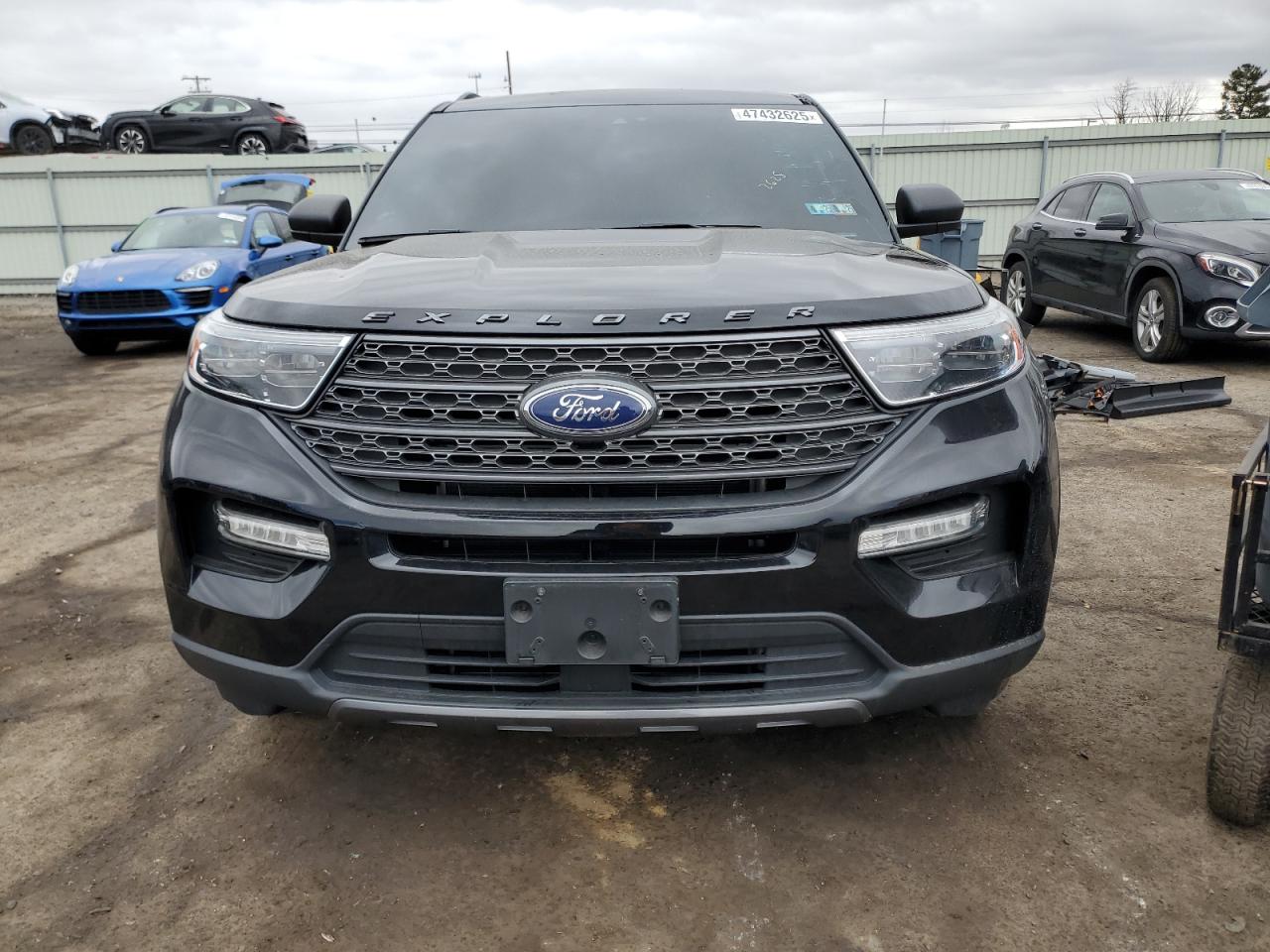2021 Ford Explorer VIN 1FMSK8DH7MGB92396 Copart auction photo, rear end / side damage thumbnail 5