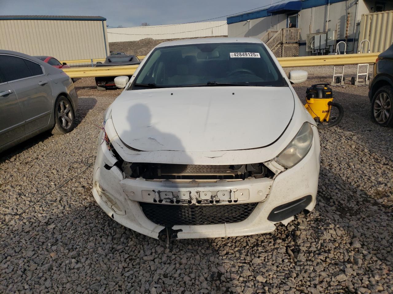 2016 Dodge Dart VIN 1C3CDFAA4GD635662 Copart auction photo, front end / side damage thumbnail 5