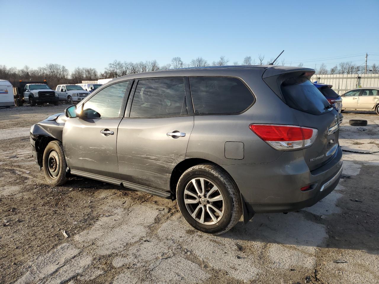 2015 Nissan Pathfinder VIN 5N1AR2MM7FC602352 Copart auction photo, front end / side damage thumbnail 2
