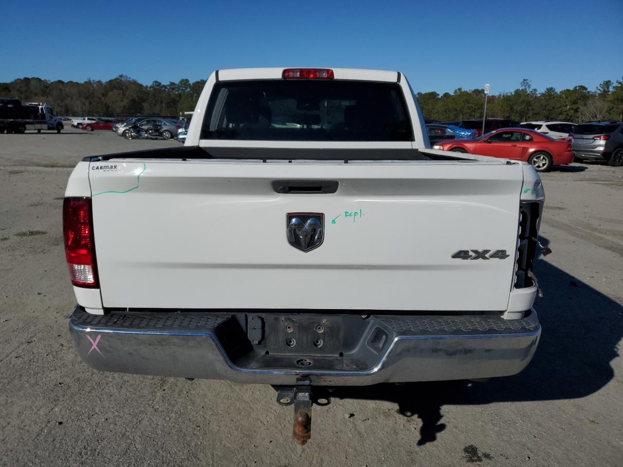 2021 RAM 1500 VIN 3C6RR7KG2MG599668 Copart auction photo, all over damage thumbnail 6