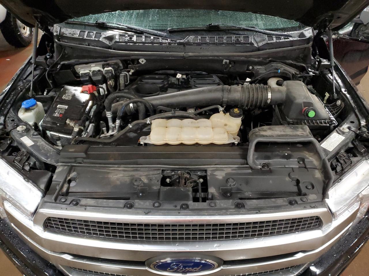 2018 Ford F-150 VIN 1FTFW1E11JFE22843 Copart auction photo, rollover damage thumbnail 11