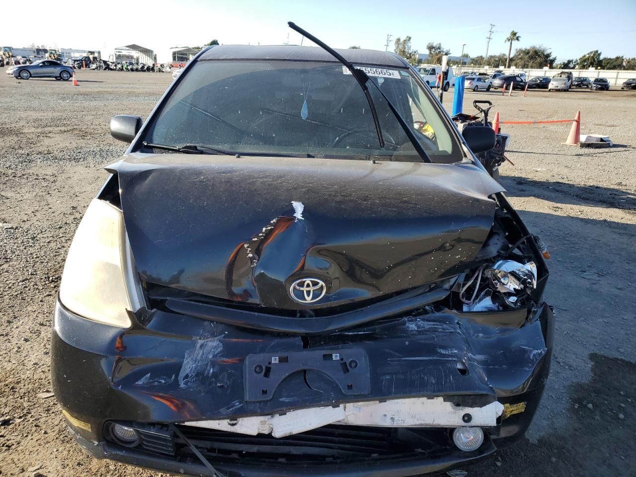 2005 Toyota Prius VIN JTDKB20U553097168 Copart auction photo, front end damage thumbnail 5