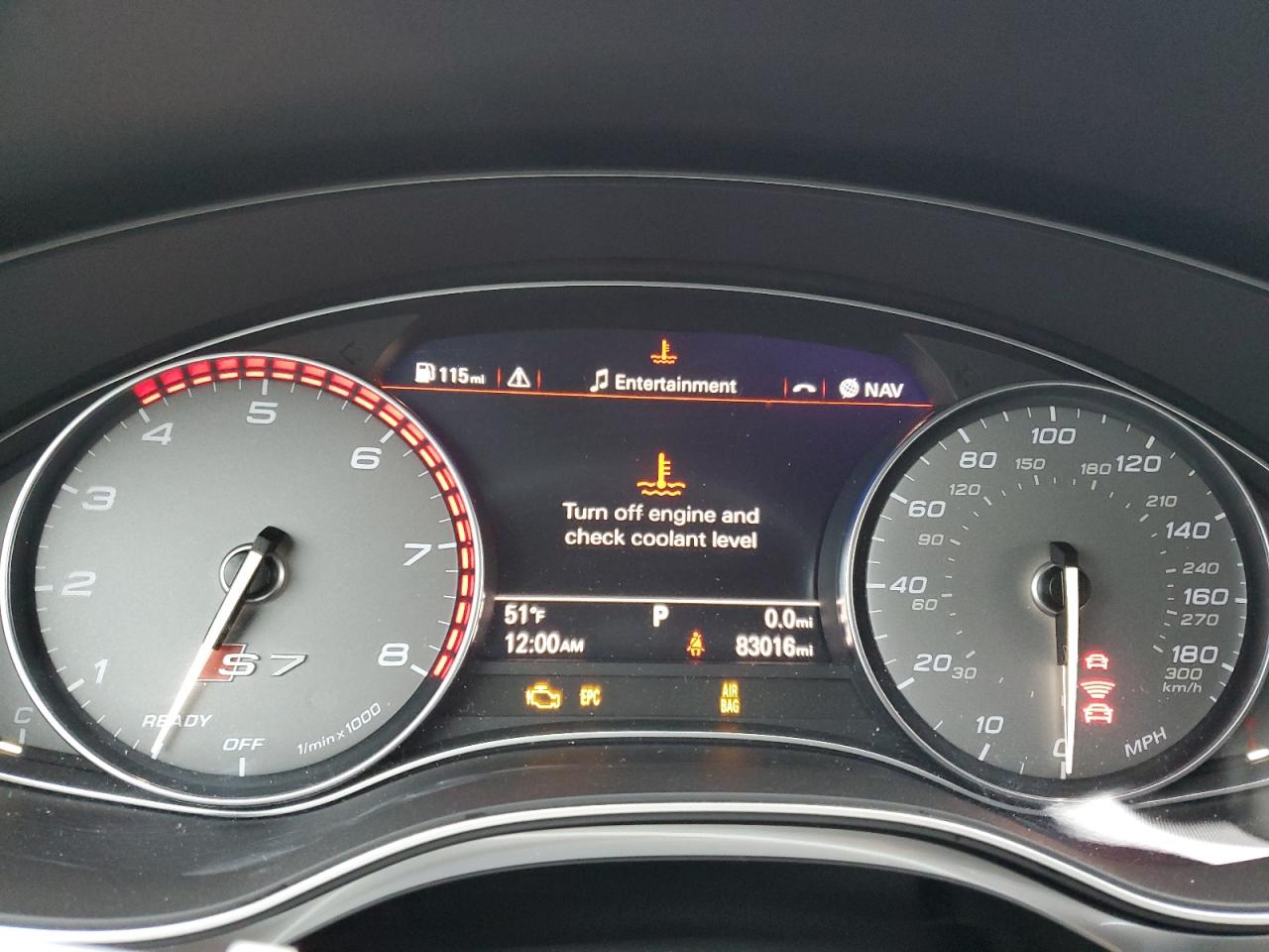 2016 Audi S7 VIN WAUW2BFC5GN157535 Copart auction photo, front end damage thumbnail 9