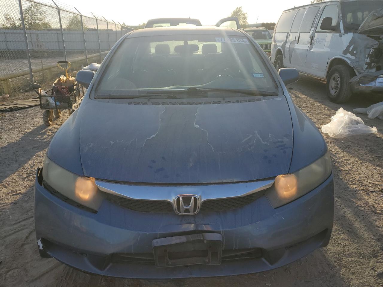 2009 Honda Civic VIN 2HGFA16519H325167 Copart auction photo, front end / minor dent/scratches damage thumbnail 5