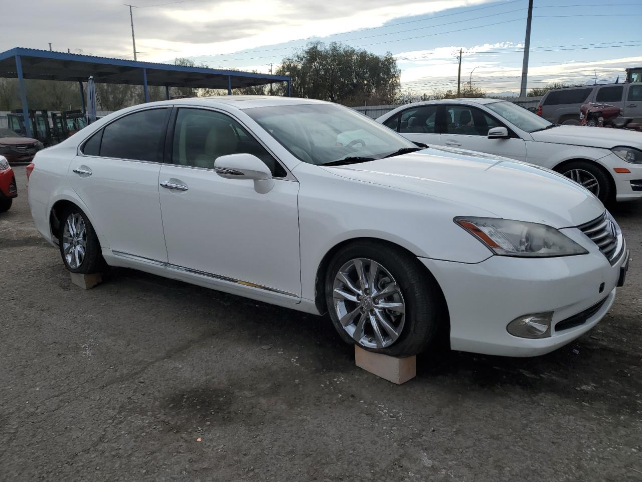 2011 Lexus ES VIN JTHBK1EG4B2448228 Copart auction photo, undercarriage damage thumbnail 4